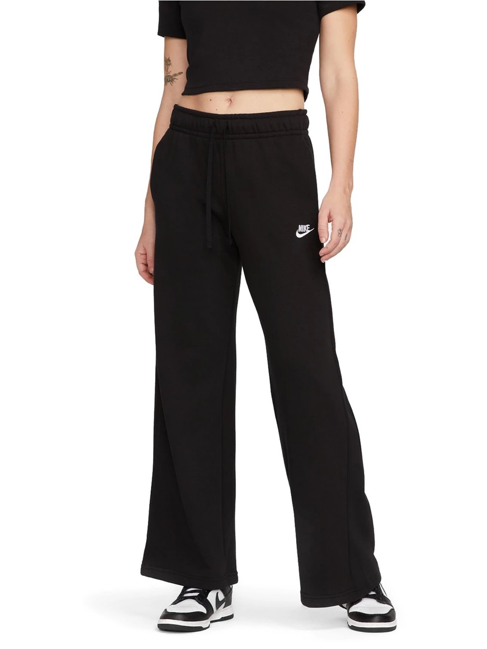 NWT Nike Sportswear Club Fleece Wide-Leg Sweatpants